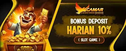 Extra Deposit Harian 10% promotion banner